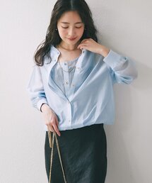 La boutique BonBon | シアーレイヤードブラウス(シャツ/ブラウス)