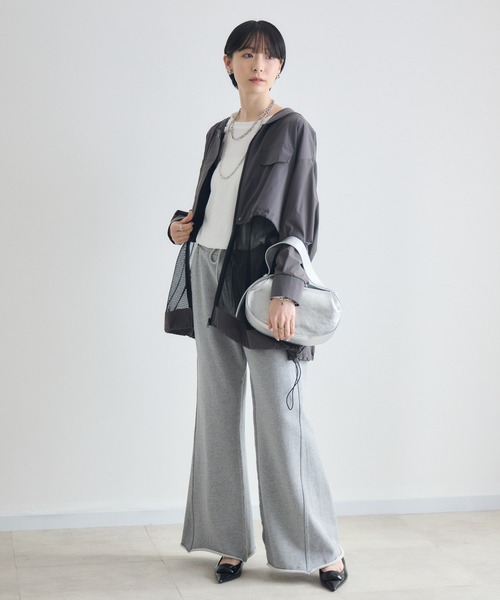 Paradise Picnic（パラダイスピクニック）の「メッシュレイヤードブルゾン（ブルゾン・レディース・ベージュ/チャコールグレー/ブラック・FREE）」の20枚目の写真