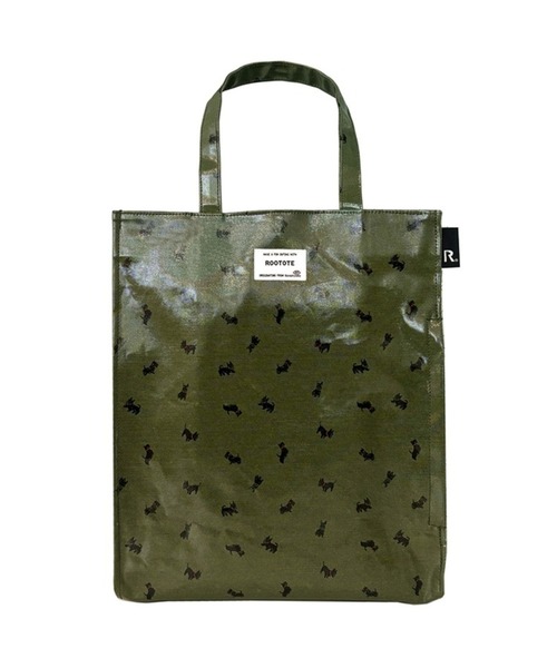 ROOTOTE(ルートート)の「ROOTOTE ルートート EU.アーキャトル.ラミネート-S(トートバッグ・レディース・オリーブ系1/ブラック系その他・FREE)」の1枚目の写真