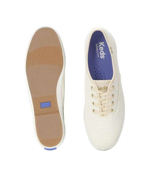 Keds（ケッズ）の「Keds ケッズ チャンピオン コットン メッシュ オフホワイト（スニーカー・レディース・オフホワイト・22.5cm/23.0cm/25.0cm/23.5cm/24.0cm/24.5cm）」の5枚目の写真