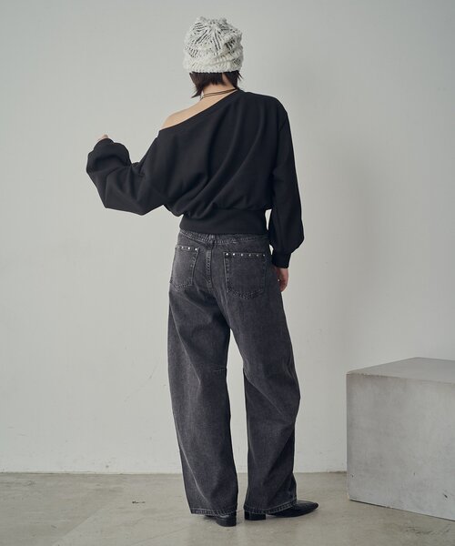 goocy（グーシー）の「レースフラワービーニー（キャップ・レディース・ブラック/アイボリー・FREE）」の8枚目の写真