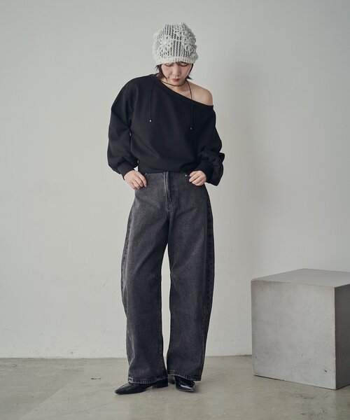 goocy（グーシー）の「レースフラワービーニー（キャップ・レディース・ブラック/アイボリー・FREE）」の9枚目の写真