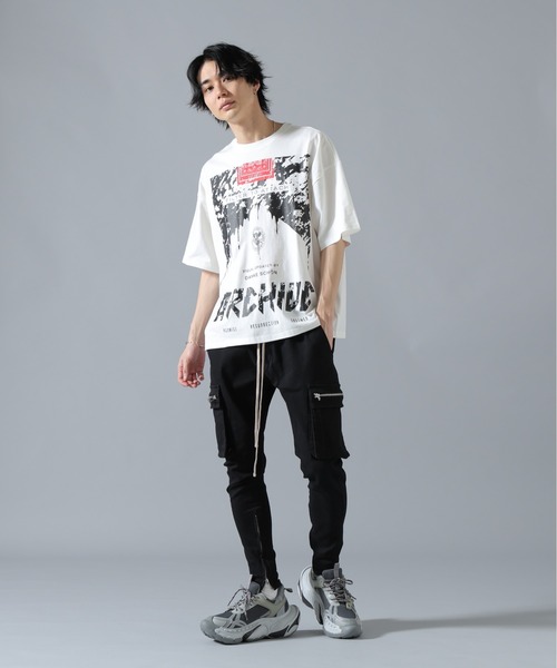 DANKE SCHON(ダンケシェーン)の「【WEB&DEPOT限定】DankeSchon/ダンケシェーン/S/S Tee CIGARETTE(Tシャツ/カットソー・メンズ・ホワイト/ブラック・L/M)」の6枚目の写真