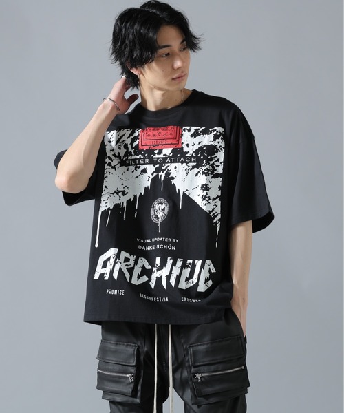 DANKE SCHON(ダンケシェーン)の「【WEB&DEPOT限定】DankeSchon/ダンケシェーン/S/S Tee CIGARETTE(Tシャツ/カットソー・メンズ・ホワイト/ブラック・L/M)」の9枚目の写真
