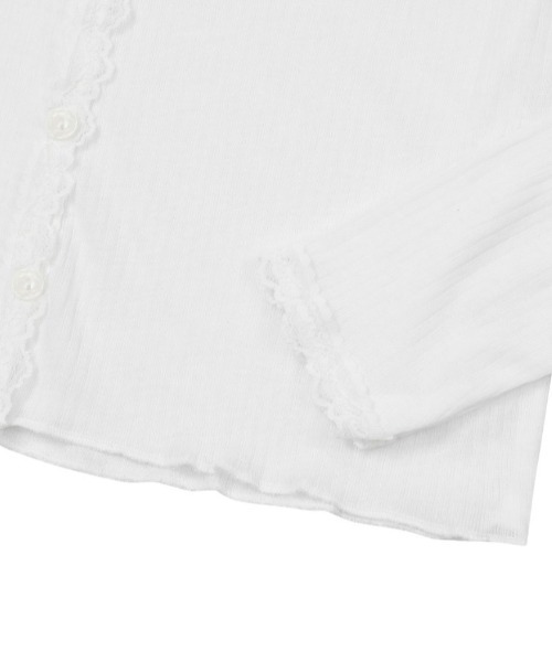 A'GEM/9 × .kom 『MUCENT/ムセント』 DELLA SEE THROUGH LACE CARDIGAN/シースルーレースカーディガン