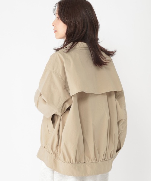studio CLIP（スタディオクリップ）の「コットンナイロンスタンドブルゾン（ブルゾン・レディース・アイボリー/ベージュ・FREE）」の13枚目の写真