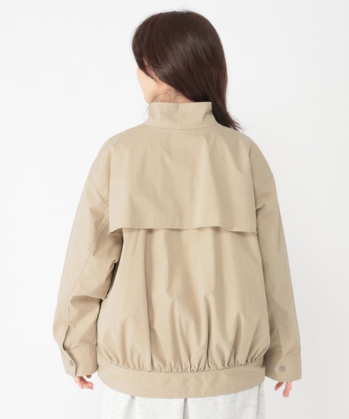 studio CLIP（スタディオクリップ）の「コットンナイロンスタンドブルゾン（ブルゾン・レディース・アイボリー/ベージュ・FREE）」の18枚目の写真
