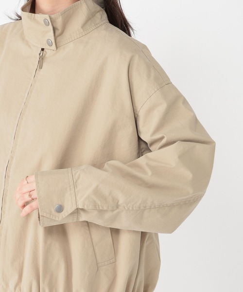 studio CLIP（スタディオクリップ）の「コットンナイロンスタンドブルゾン（ブルゾン・レディース・アイボリー/ベージュ・FREE）」の21枚目の写真