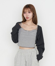 RAY CASSIN（レイカズン）の「ニットショートボレロ（ニット/セーター）」