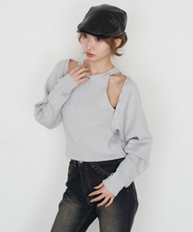 RAY CASSIN（レイカズン）の「ニットショートボレロ（ニット/セーター）」