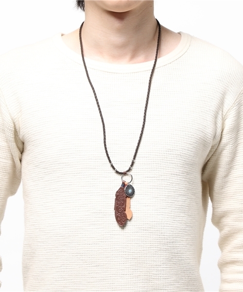 チャイハネ（チャイハネ）の「【チャイハネ】レファスタMEN'Sネックレス（ネックレス・メンズ・ブルー/ブラウン・FREE）」の5枚目の写真