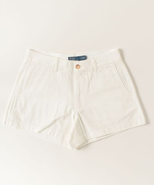 POLO RALPH LAUREN（ポロ ラルフ ローレン）の「コットン チノ ショートパンツ（チノパンツ・レディース・ホワイト・0）」の5枚目の写真