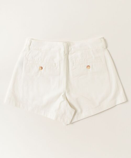 POLO RALPH LAUREN（ポロ ラルフ ローレン）の「コットン チノ ショートパンツ（チノパンツ・レディース・ホワイト・0）」の6枚目の写真