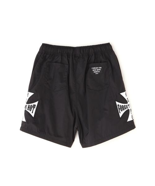 ROYAL FLASH（ロイヤルフラッシュ）の「刺繍２ＷＡＹ　ショーツ（その他パンツ・メンズ・ブラック・M）」の2枚目の写真