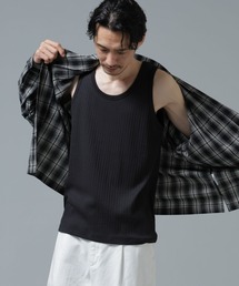 NANO universe | Anti Soaked(R) 汗染み防止 リブタンクトップ(タンクトップ)