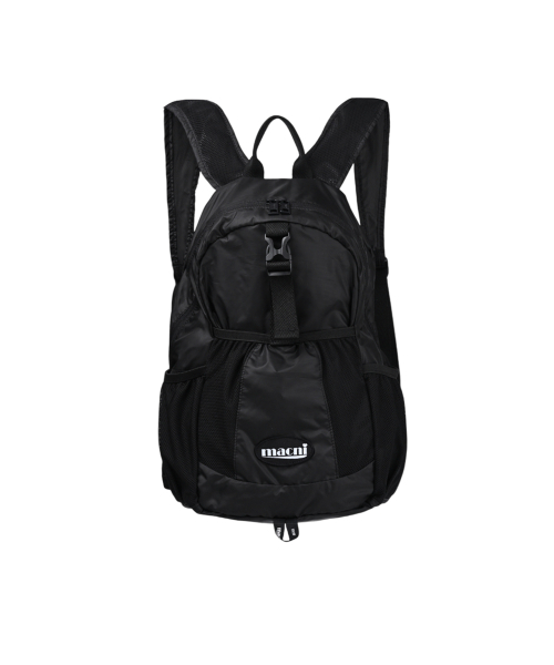 MACNI(マクニ)の「TRACKER NYLON BACKPACK BLACK(バックパック/リュック・レディース・ブラック・FREE)」の2枚目の写真