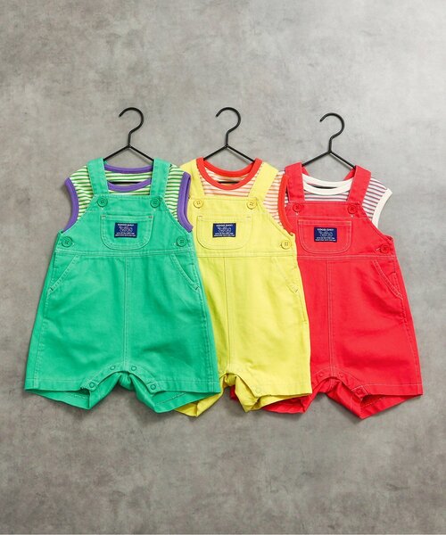 BREEZE（ブリーズ）の「【リンク】Bpop ミジンボーダータンクボディオール（ロンパース・キッズ・イエロー/グリーン/レッド・70/80）」の19枚目の写真
