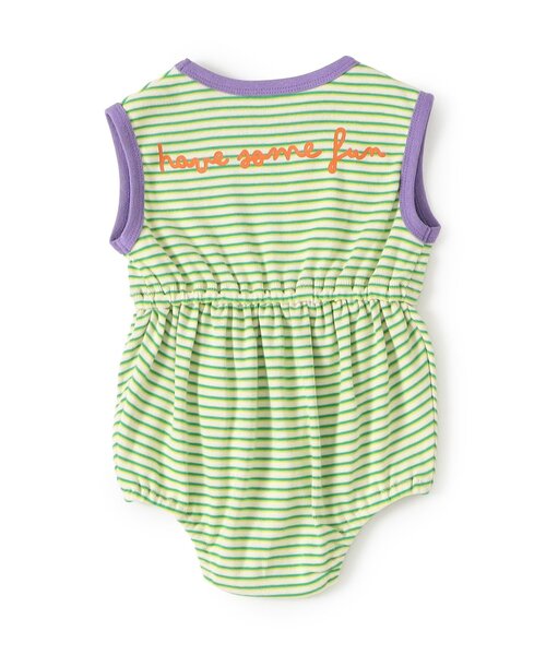 BREEZE（ブリーズ）の「【リンク】Bpop ミジンボーダータンクボディオール（ロンパース・キッズ・イエロー/グリーン/レッド・70/80）」の11枚目の写真