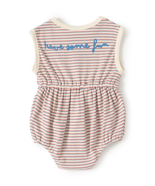 BREEZE（ブリーズ）の「【リンク】Bpop ミジンボーダータンクボディオール（ロンパース・キッズ・イエロー/グリーン/レッド・70/80）」の10枚目の写真