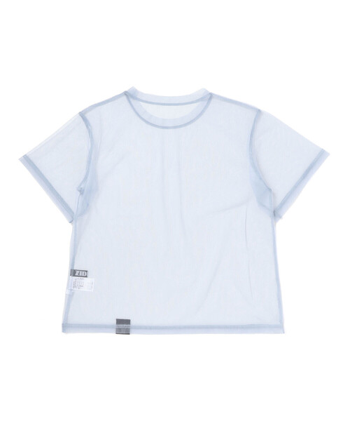 ZIDDY（ジディ）の「レイヤード風 シアーチュール ラメロゴTシャツ(130~160cm)（その他トップス・キッズ・オフホワイト/グレー・130cm/FREE/140cm/150cm）」の11枚目の写真