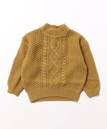 B.I.D.（ビーアイディー）の「【Quincy Mae】CABLE KNIT SWEATER（ニット/セーター）」