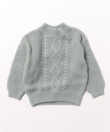 B.I.D.（ビーアイディー）の「【Quincy Mae】CABLE KNIT SWEATER（ニット/セーター）」