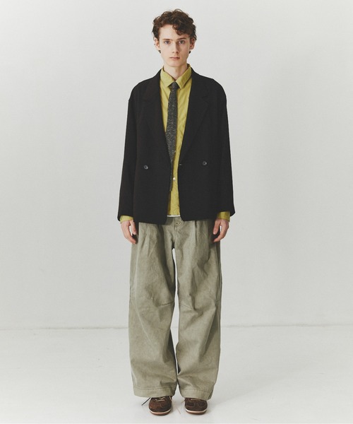 PUBLIC TOKYO（パブリックトウキョウ）の「PUBLIC DENIM BUGGY /日本製/岡山デニム/ルーズ/春服（デニムパンツ・メンズ・ブラック/ミント/ダークインディゴブルー・2/1/3）」の19枚目の写真