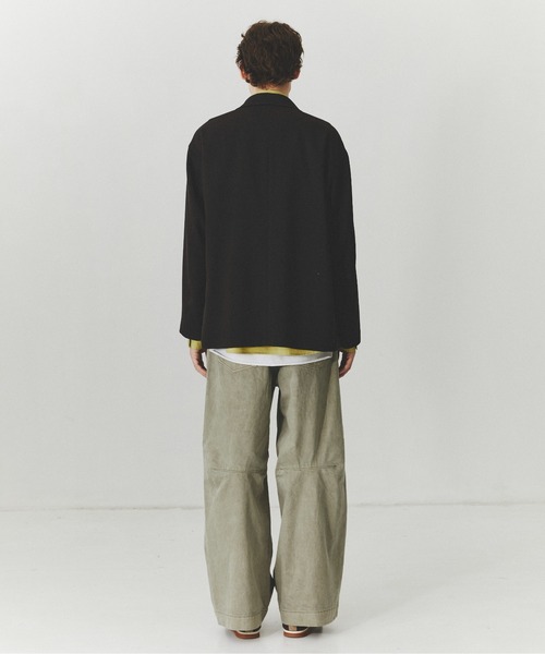 PUBLIC TOKYO（パブリックトウキョウ）の「PUBLIC DENIM BUGGY /日本製/岡山デニム/ルーズ/春服（デニムパンツ・メンズ・ブラック/ミント/ダークインディゴブルー・2/1/3）」の21枚目の写真