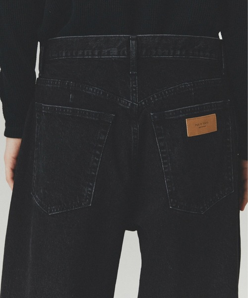 PUBLIC TOKYO（パブリックトウキョウ）の「PUBLIC DENIM BUGGY /日本製/岡山デニム/ルーズ/春服（デニムパンツ・メンズ・ブラック/ミント/ダークインディゴブルー・2/1/3）」の14枚目の写真