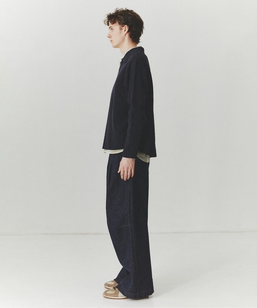 PUBLIC TOKYO（パブリックトウキョウ）の「PUBLIC DENIM BUGGY /日本製/岡山デニム/ルーズ/春服（デニムパンツ・メンズ・ブラック/ミント/ダークインディゴブルー・2/1/3）」の10枚目の写真