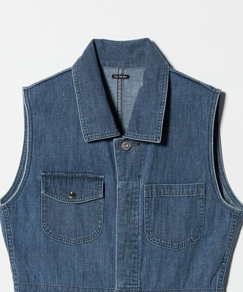 UNITED ARROWS(ユナイテッドアローズ)の「<FILL THE BILL>ノースリーブ オールインワン(つなぎ/オールインワン・レディース・ブラック/コバルトブルー・FREE)」の18枚目の写真