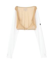 PEARLY GATES（パーリーゲイツ）の「【PG BODY】N/パワーネット×Peベア天竺着るアームカバー (LADIES)（その他小物）」