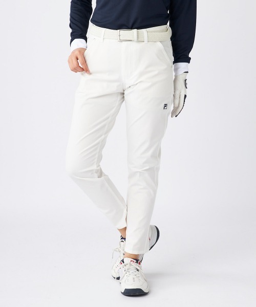 FILA GOLF(フィラゴルフ )の「【FILA GOLF:フィラゴルフ】レディースライトテーパードパンツ ゴルフ(その他パンツ・レディース・ネイビー/ホワイト/ピンク・MEDIUM/LARGE/X-LARGE)」の2枚目の写真