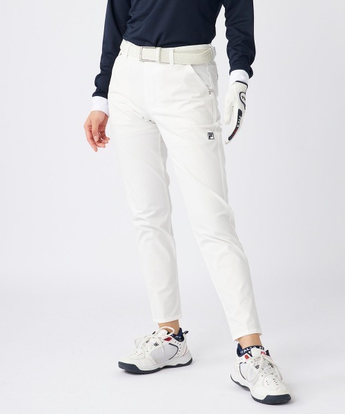 FILA GOLF(フィラゴルフ )の「【FILA GOLF:フィラゴルフ】レディースライトテーパードパンツ ゴルフ(その他パンツ・レディース・ネイビー/ホワイト/ピンク・MEDIUM/LARGE/X-LARGE)」の7枚目の写真
