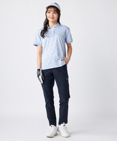 FILA GOLF(フィラゴルフ )の「【FILA GOLF:フィラゴルフ】レディースライトテーパードパンツ ゴルフ(その他パンツ・レディース・ネイビー/ホワイト/ピンク・MEDIUM/LARGE/X-LARGE)」の15枚目の写真
