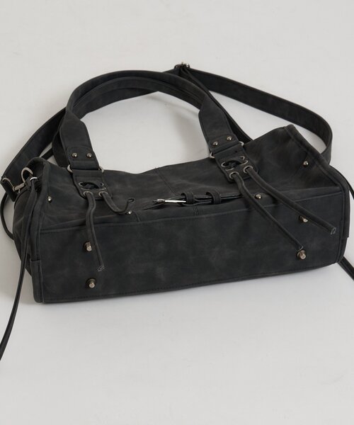 w closet（ダブルクローゼット）の「【3色展開】2wayボストンバッグ（ボストンバッグ・レディース・ピンク/ブラウン/ブラック・FREE）」の14枚目の写真