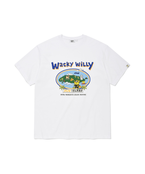 Wacky WiLLy（ワッキーウィリー）の「キキトラベルシリーズ   Tシャツホワイト（Tシャツ/カットソー・レディース・その他・SMALL/MEDIUM/LARGE/X-LARGE）」の2枚目の写真