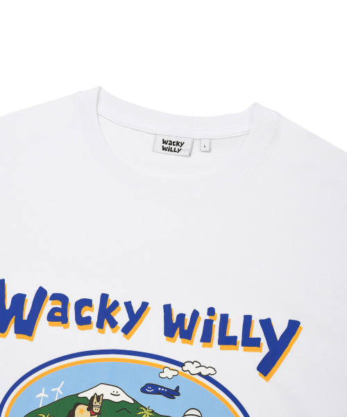Wacky WiLLy（ワッキーウィリー）の「キキトラベルシリーズ   Tシャツホワイト（Tシャツ/カットソー・レディース・その他・SMALL/MEDIUM/LARGE/X-LARGE）」の4枚目の写真