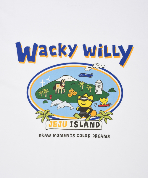 Wacky WiLLy（ワッキーウィリー）の「キキトラベルシリーズ   Tシャツホワイト（Tシャツ/カットソー・レディース・その他・SMALL/MEDIUM/LARGE/X-LARGE）」の5枚目の写真