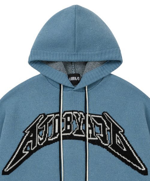 AJOBYAJO（アジョバイアジョ）の「[PBA] AJOLICA Knit Hoodie [SKY BLUE]（ニット/セーター・レディース・その他・L/XL）」の2枚目の写真