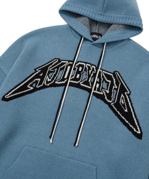 AJOBYAJO（アジョバイアジョ）の「[PBA] AJOLICA Knit Hoodie [SKY BLUE]（ニット/セーター・レディース・その他・L/XL）」の3枚目の写真