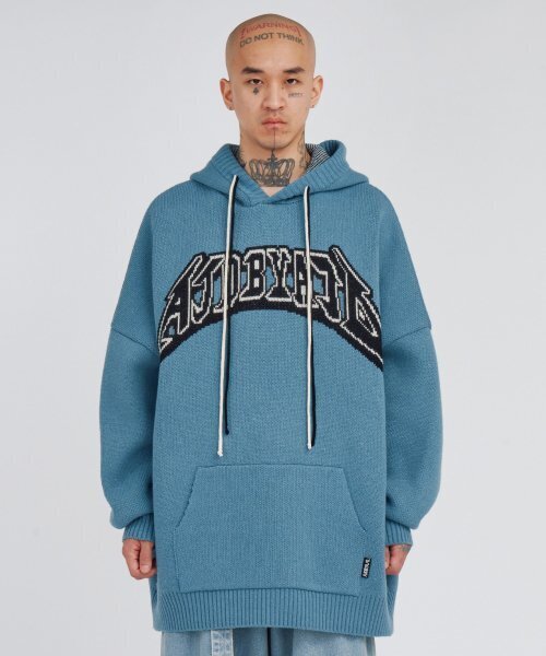 AJOBYAJO（アジョバイアジョ）の「[PBA] AJOLICA Knit Hoodie [SKY BLUE]（ニット/セーター・レディース・その他・L/XL）」の7枚目の写真