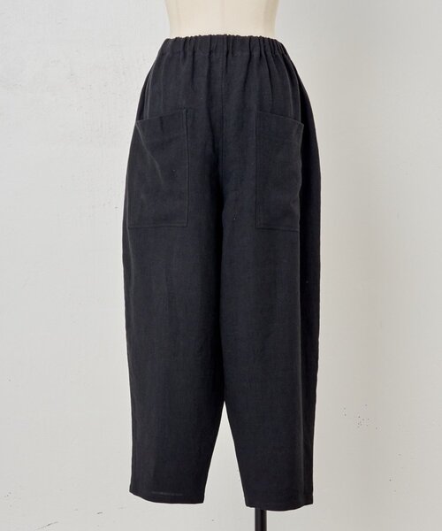BEARDSLEY(ビアズリー)の「リネンバレルパンツ(その他パンツ・レディース・ベージュ/ブラック・0/1)」の14枚目の写真