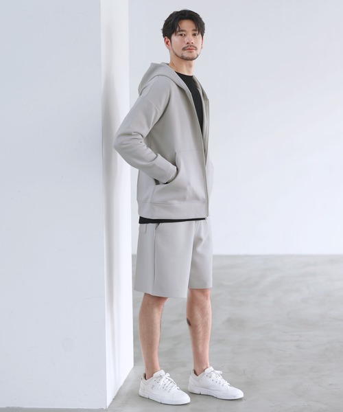 SPU(スプ)の「【セットアップ対応】防シワ・抗ピリング・接触冷感・ウォッシャブル機能性ハイポンチショーツ(その他パンツ・メンズ・ブラック/チャコール/グレー/ネイビー・XL/L/M/S)」の21枚目の写真