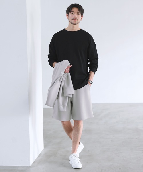 SPU(スプ)の「【セットアップ対応】防シワ・抗ピリング・接触冷感・ウォッシャブル機能性ハイポンチショーツ(その他パンツ・メンズ・ブラック/チャコール/グレー/ネイビー・XL/L/M/S)」の17枚目の写真