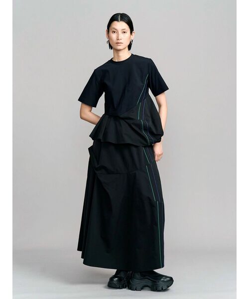 UN3D.(アンスリード)の「SIDE LINE TUCK SKIRT / サイドラインタックスカート(スカート・レディース・ブラック/グレー・38/36)」の22枚目の写真
