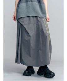 UN3D. | SIDE LINE TUCK SKIRT / サイドラインタックスカート(スカート)