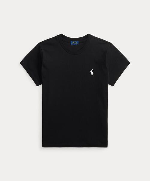 POLO RALPH LAUREN(ポロ ラルフ ローレン)の「クラシック フィット コットン ジャージー クルーネック Tシャツ(Tシャツ/カットソー・レディース・ブラック系1・M/S/XL/XS/L)」の2枚目の写真