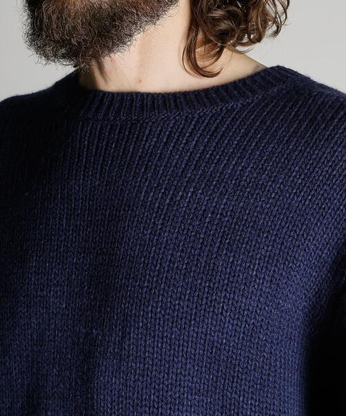 Schott(ショット)の「Schott/ショット/CREW KNIT "SHEET MUSIC"/クルー ニット "シート ミュージック"(ニット/セーター・メンズ・グレー/ネイビー・M/L/XL)」の21枚目の写真