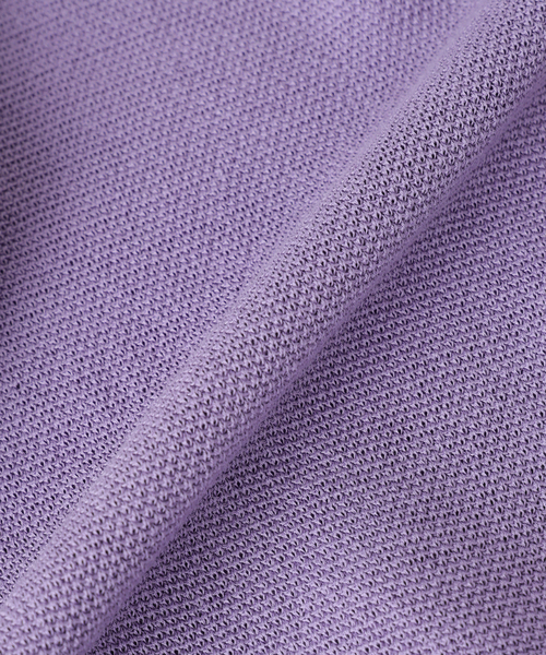 EDIFICE(エディフィス)の「ドライコットン ハーフスリーブ ニット(Tシャツ/カットソー・メンズ・パープル/イエロー/グレー/ブラック系その他・MEDIUM/LARGE)」の9枚目の写真